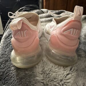 Nike 270 Air Max. White and Pink. Women’s size 9